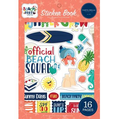 Carta Bella Beach Party Sticker - Sticker Book